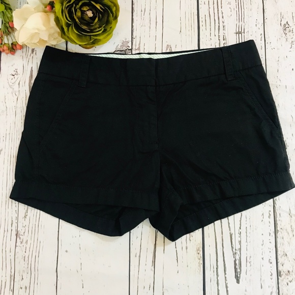 J. Crew Chino Broken-In Black Shorts 0 - Picture 2 of 10
